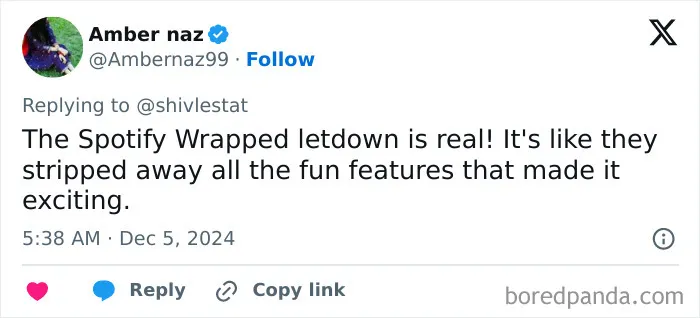 Spotify Wrapped 2024 Finally Drops And Folks Can’t Stop Sharing Their Disappointment (33 Reactions)
