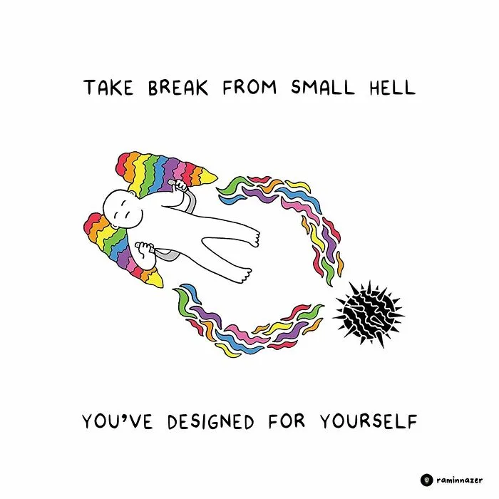 45 Vibrant Illustrations Offering Words Of Wisdom By Ramin Nazer