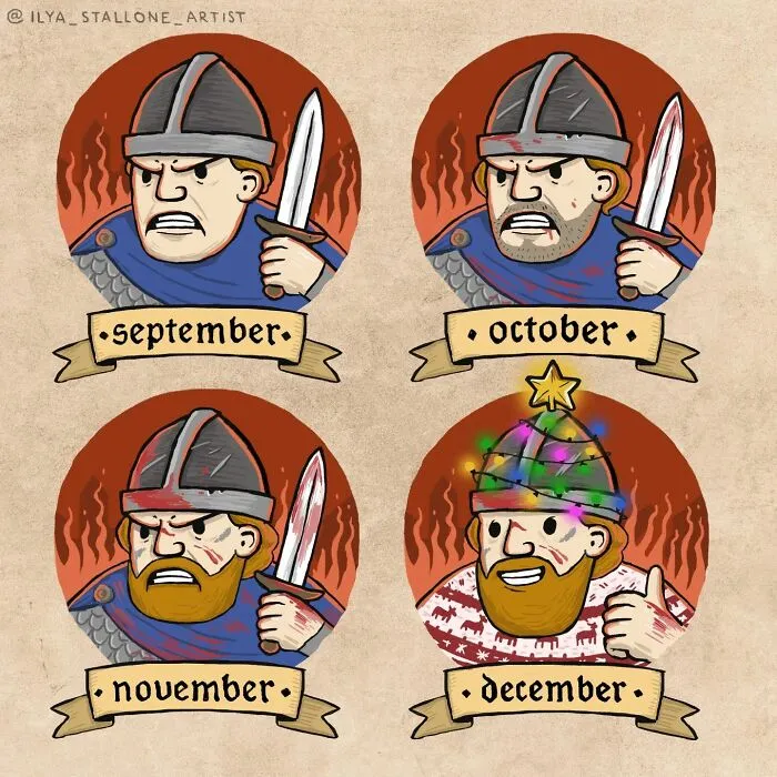 17 Hilarious Comics That Show What Happens When Modern Life Goes Medieval