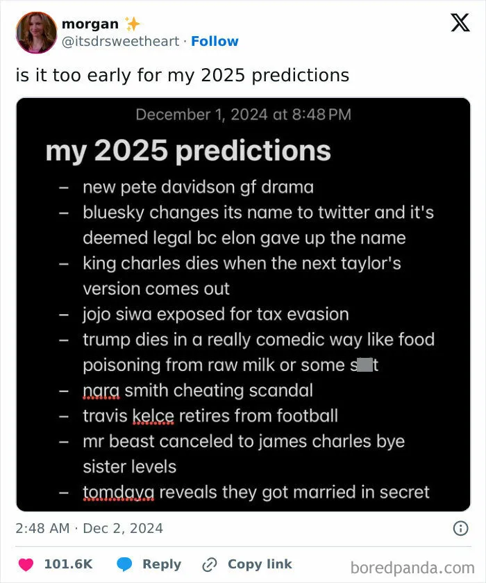 People Have A Hunch That These 30 Predictions Might Come True In The New Year Of 2025