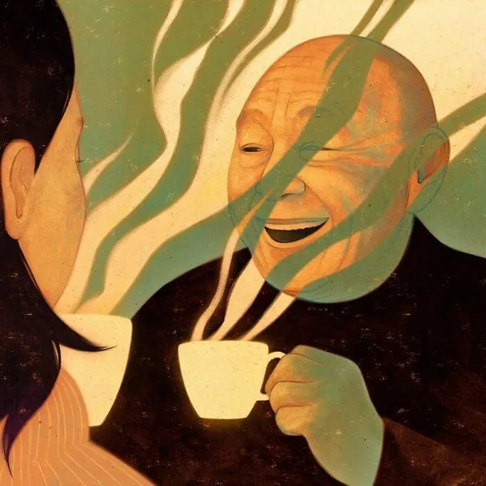 45 Melancholic Thought-Provoking Illustrations By Owen Gent