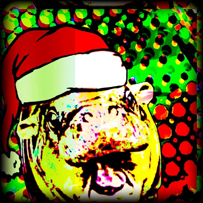 I Made A Moo Deng Inspired Pop Icon Holiday Celebration (10 Pics)
