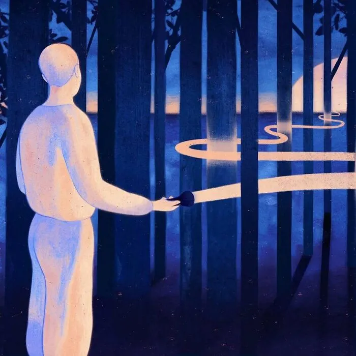 45 Melancholic Thought-Provoking Illustrations By Owen Gent