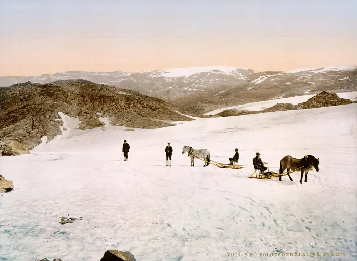 Folgefonn Glacier, Hardanger Fjord, Norway, Ca. 1897