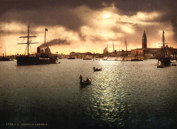 Port Of Venice, Italy, Ca. 1889