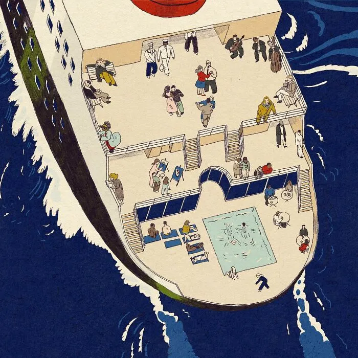 Artist Illustrates Mundane Moments With A Magical Or Absurd Twist (35 Pics)
