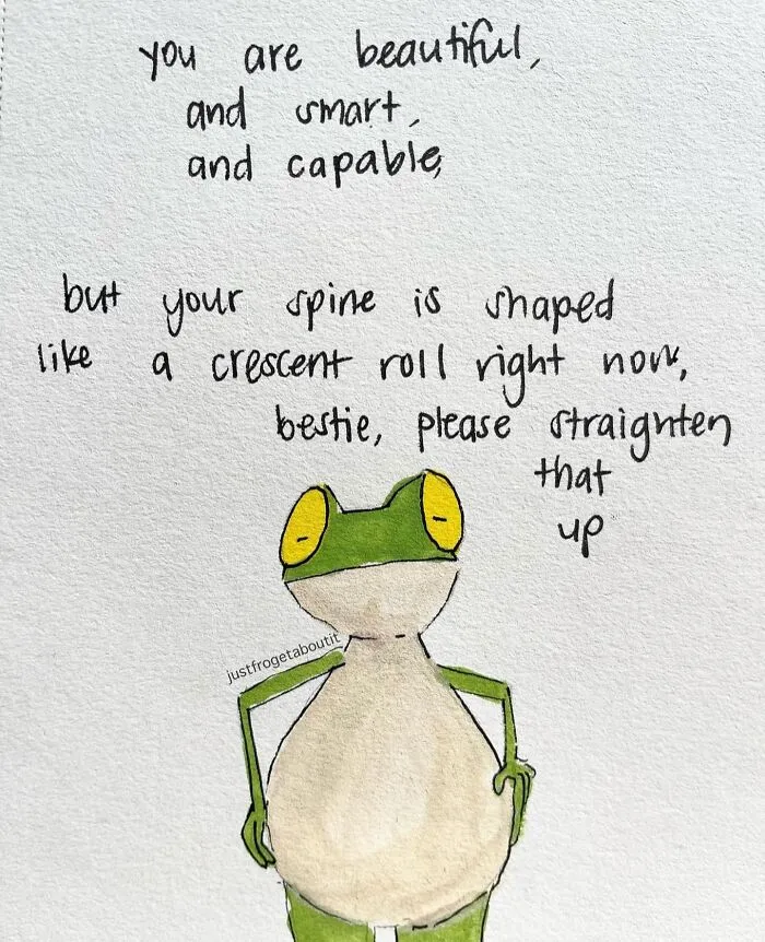 Artist Creates 39 Adorable Frog Illustrations Encouraging Self-Love And Resilience