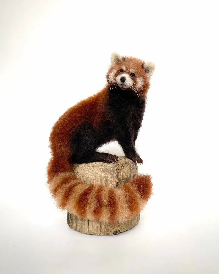 From A Playful Dog To A Wise Owl, This Artist's Needle-Felted Animals Might Make Your Day (30 Pics)