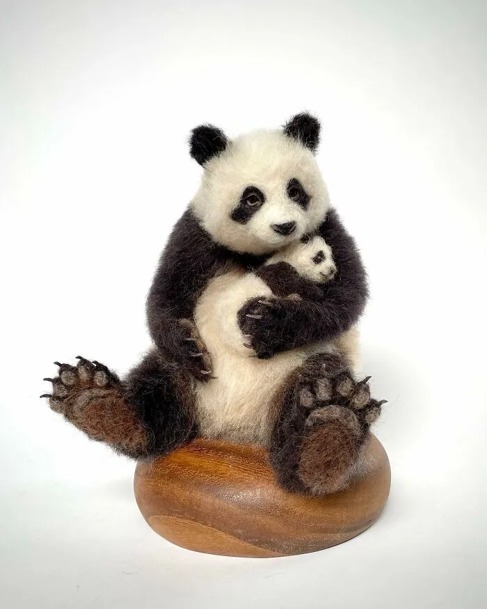 From A Playful Dog To A Wise Owl, This Artist's Needle-Felted Animals Might Make Your Day (30 Pics)