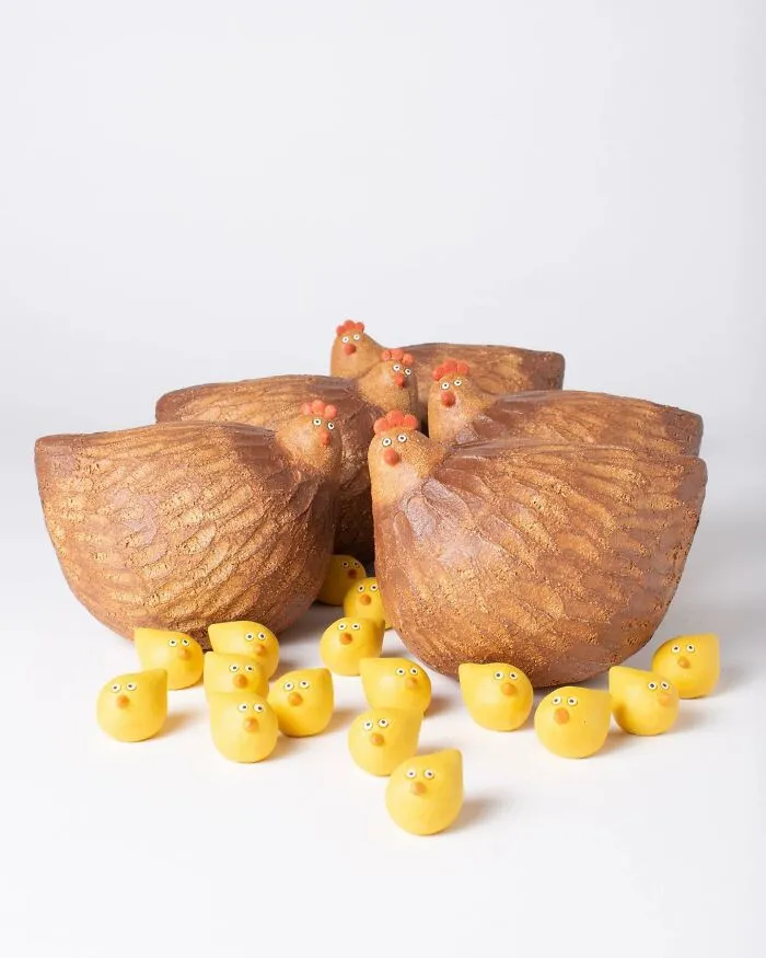 30 Quirky Ceramic Figures By Helen Burgess That Might Make You Smile