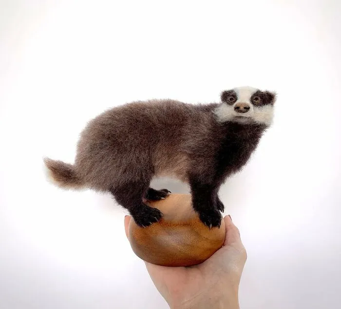 From A Playful Dog To A Wise Owl, This Artist's Needle-Felted Animals Might Make Your Day (30 Pics)