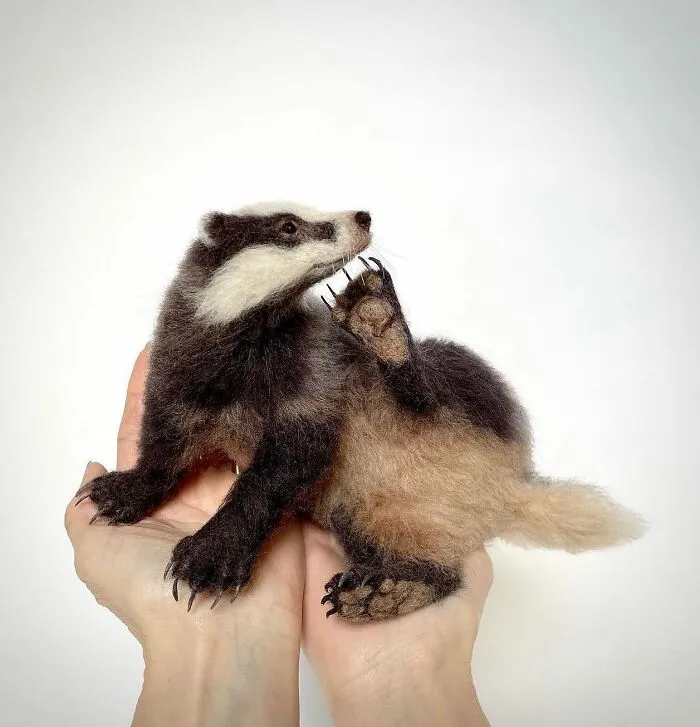 From A Playful Dog To A Wise Owl, This Artist's Needle-Felted Animals Might Make Your Day (30 Pics)