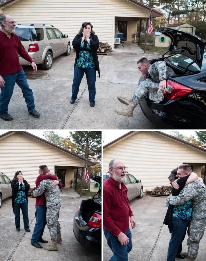 I Planned A Christmas Surprise For My Parents, It Went Better Than I Could Have Hoped