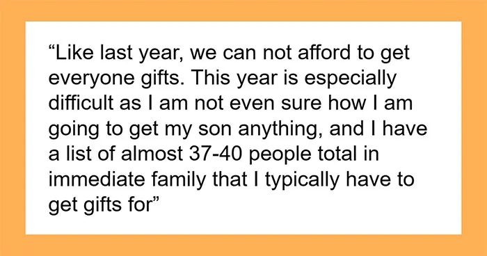 "AITA For Telling My Family They Will Be Getting Ramen Noodles For Christmas?"