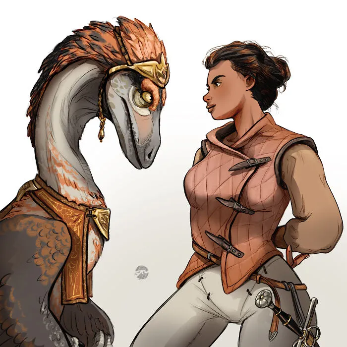My 30 Illustrations Showcasing The Unique Bonds Between Characters And Creatures