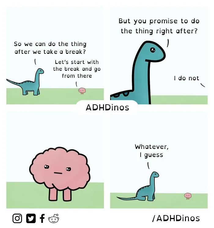 This Artist Brings The Struggles Of ADHD To Life Through Humor In 20 Comics (New Pics)