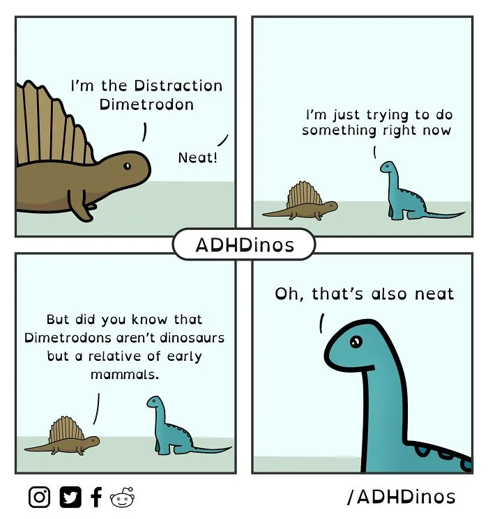 This Artist Brings The Struggles Of ADHD To Life Through Humor In 20 Comics (New Pics)