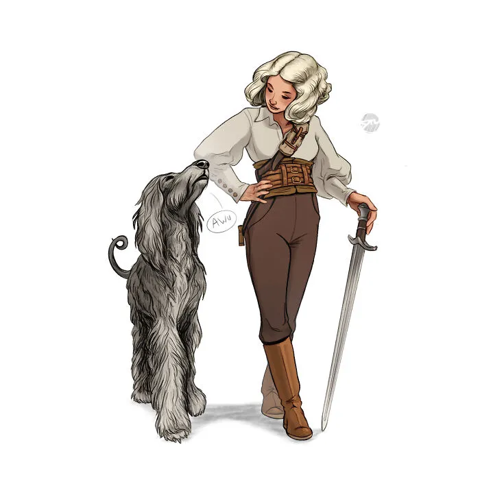My 30 Illustrations Showcasing The Unique Bonds Between Characters And Creatures