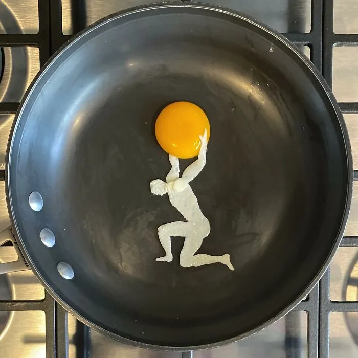 50 Creative Ways That This Artist Has Fried His Eggs (New Pics)