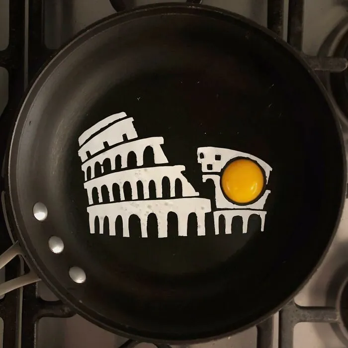 50 Creative Ways That This Artist Has Fried His Eggs (New Pics)