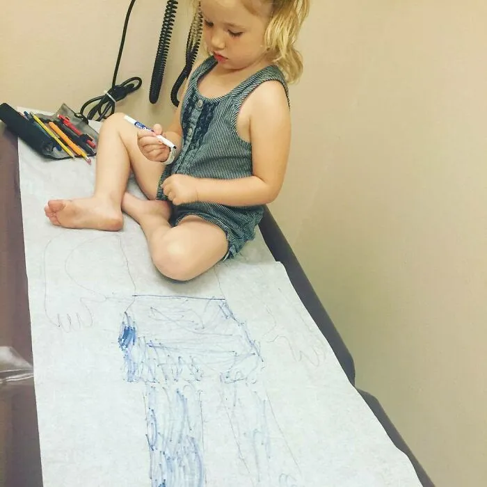 Stuck In The Doc Office Waiting W Kids? Outline Drawings Are A Huge Time Consumer