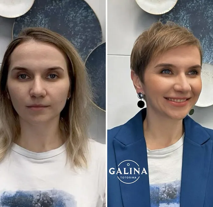 33 Incredible Before-And-After Short Hair Makeovers By This Stylist (New Pics)