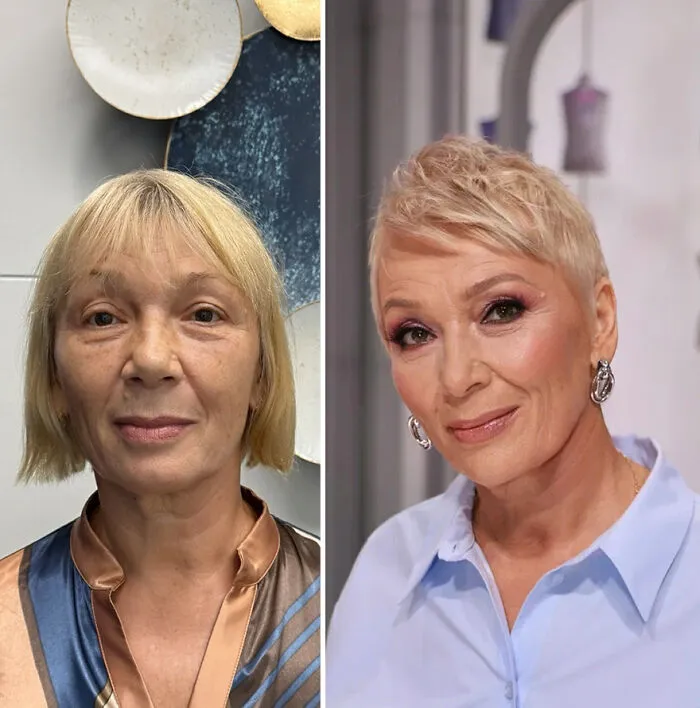 33 Incredible Before-And-After Short Hair Makeovers By This Stylist (New Pics)
