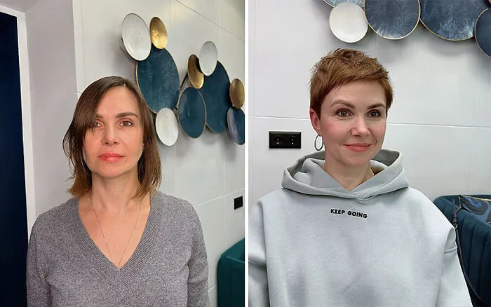 33 Incredible Before-And-After Short Hair Makeovers By This Stylist (New Pics)