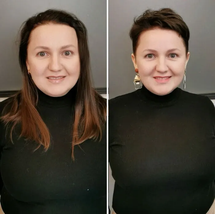 33 Incredible Before-And-After Short Hair Makeovers By This Stylist (New Pics)