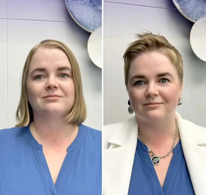 33 Incredible Before-And-After Short Hair Makeovers By This Stylist (New Pics)