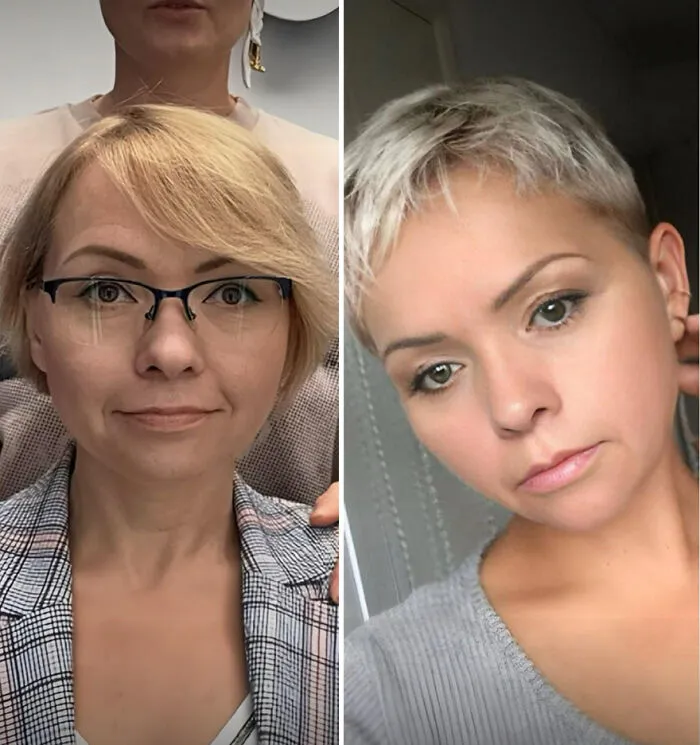 33 Incredible Before-And-After Short Hair Makeovers By This Stylist (New Pics)