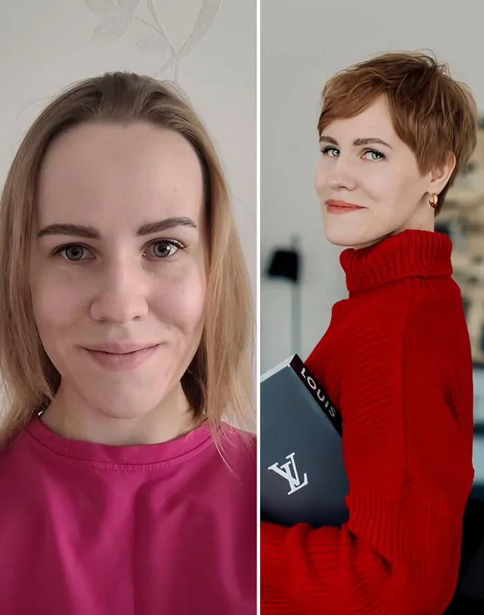 33 Incredible Before-And-After Short Hair Makeovers By This Stylist (New Pics)