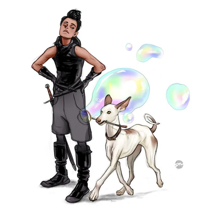 My 30 Illustrations Showcasing The Unique Bonds Between Characters And Creatures