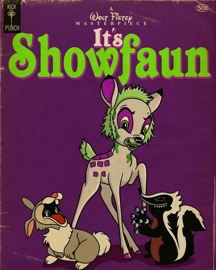 30 Horrifyingly Nostalgic Cartoon Makeovers, By This Artist (New Pics)