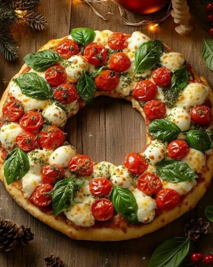 Wreath Pizza.. Looks Pretty Good