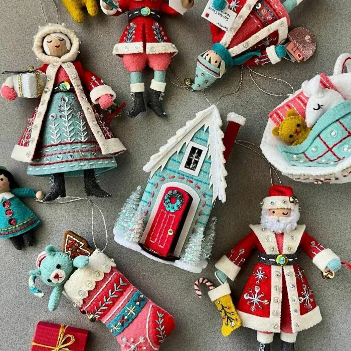 Handmade Wool Felt Ornament