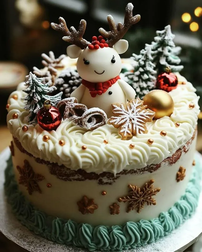 Cute Christmas Cake