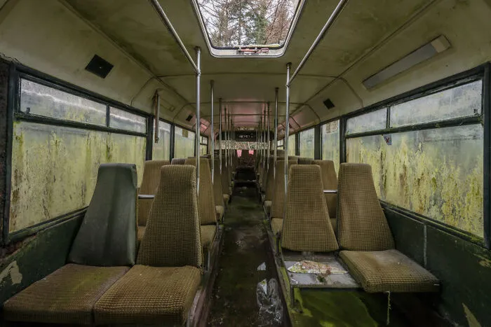 34 Photos That I Took Of Abandoned Buses Meant To Be Used For An Irish Bus Museum