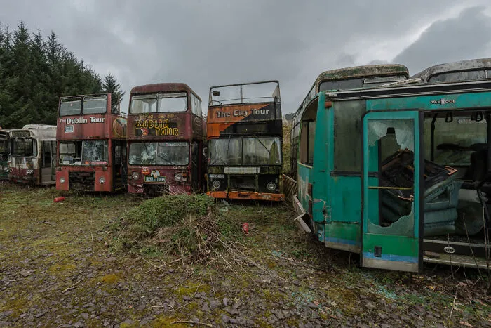 The Irish Ghost Bus Graveyard