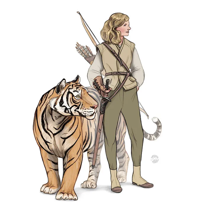 My 30 Illustrations Showcasing The Unique Bonds Between Characters And Creatures