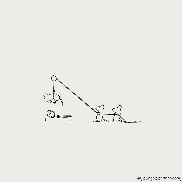 37 Simple Yet Brilliant Illustrations By Dave Clamp Full Of Playful Humor