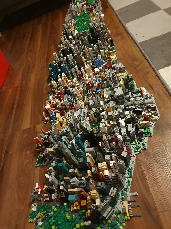 My 14 Year Old Son Built Manhattan Using Freestyle LEGO. His Dream Is To Be An Architect Or Model Designer At LEGO