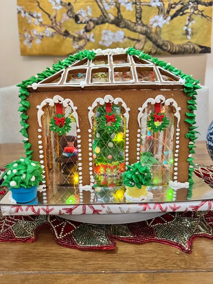 This Year’s Gingerbread Greenhouse