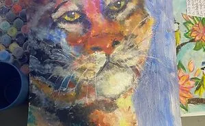 I Painted A Tiger With Sad Eyes, Check It Out!