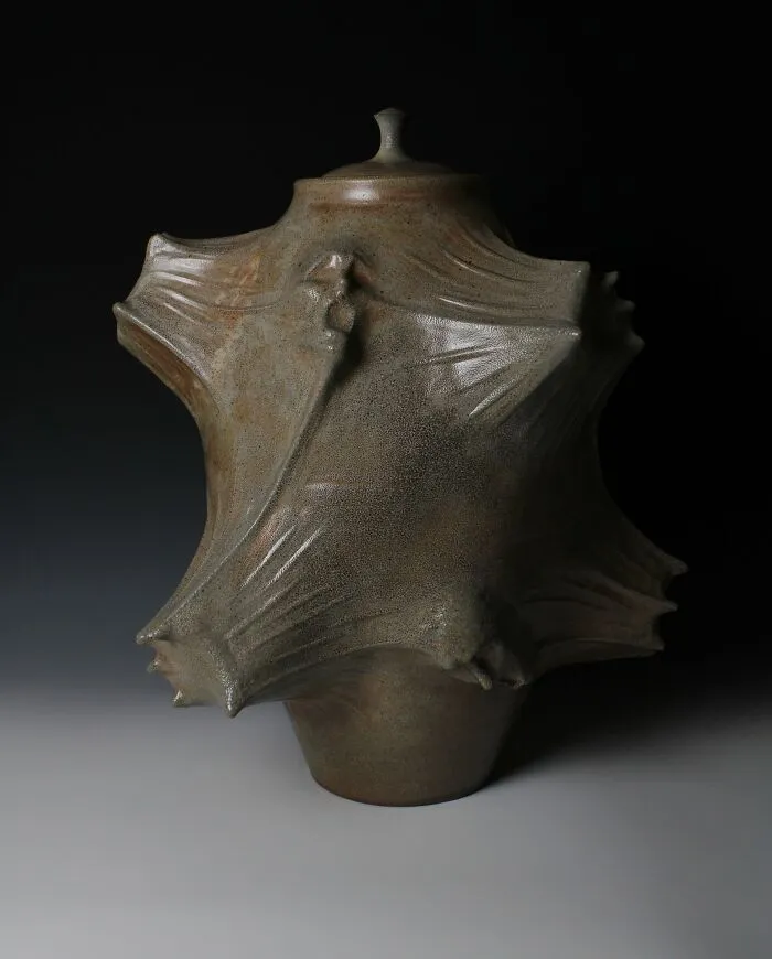 Soda Fired Escape Jar