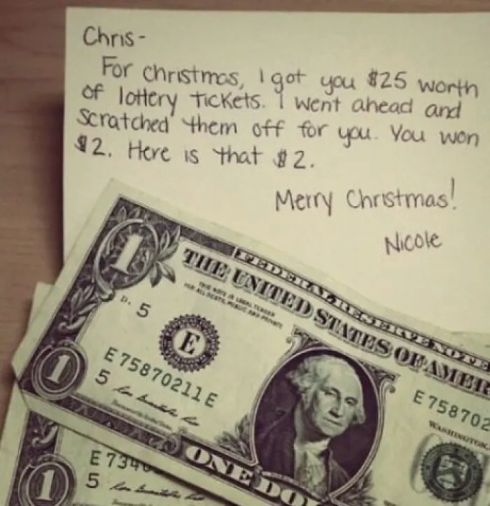 Lottery Scratch Tickets Make Good Last Minute Christmas Gifts