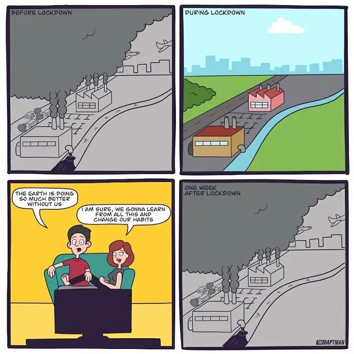 30 Thought-Provoking Comics By Baptiste Drausin Blending Pop Culture And Ecology