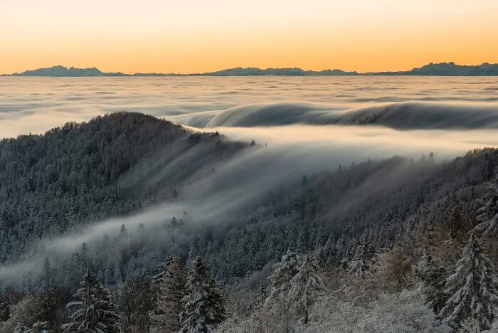 Category Landscape: Highly Commended, "Fogfall At Belchen" By André Schweizer