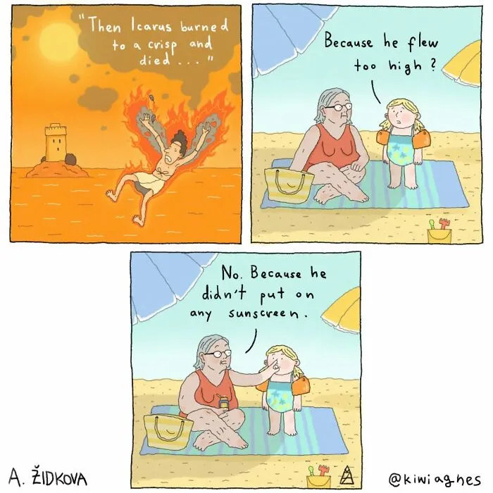 This Artist Creates Funny And Sometimes Slightly Dark Comics, And Here Are Her 20 New Works