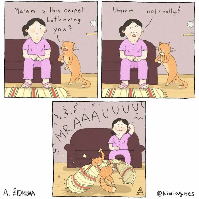 This Artist Creates Funny And Sometimes Slightly Dark Comics, And Here Are Her 20 New Works